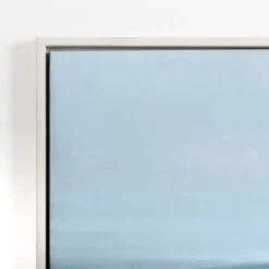 Turquoise Abstract Ocean Framed Canvas Art Print-Kirkland's Home Cheap