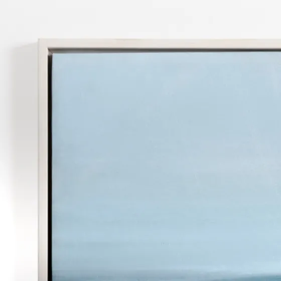 Turquoise Abstract Ocean Framed Canvas Art Print-Kirkland's Home Cheap