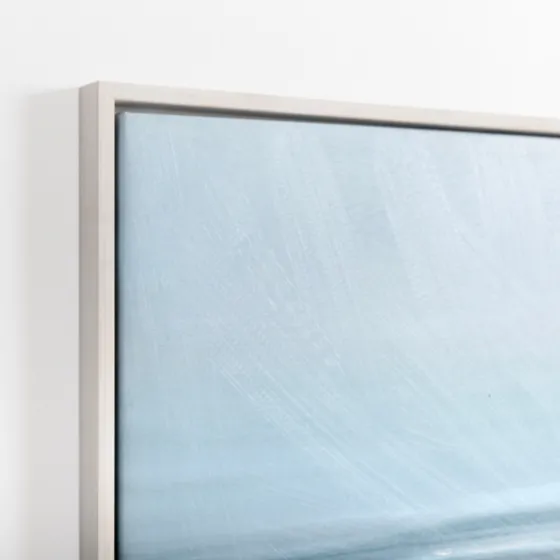 Turquoise Abstract Ocean Framed Canvas Art Print-Kirkland's Home Cheap