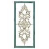 Turquoise And White Scroll Wall Plaque-Kirkland's Home Clearance