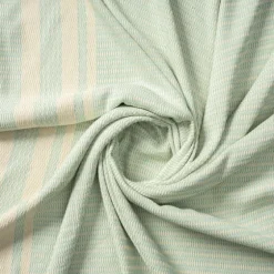 Turquoise And White Stripes Cotton Throw-Kirkland's Home Outlet