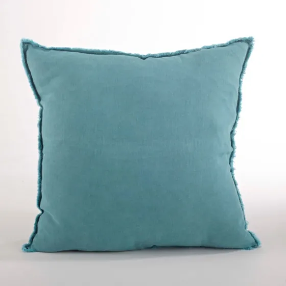 Turquoise Fringed Edge Pillow-Kirkland's Home Hot
