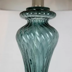 Turquoise Glass Table Lamps, Set Of 2-Kirkland's Home Sale