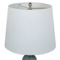Turquoise Glass Table Lamps, Set Of 2-Kirkland's Home Sale