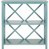 Turquoise Trellis Pine Wood Bookshelf-Kirkland's Home Best