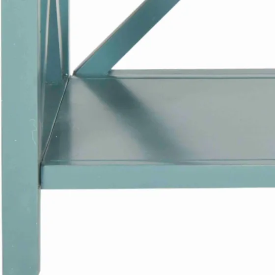 Turquoise Trellis Pine Wood Bookshelf-Kirkland's Home Best
