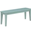 Turquoise Wood Classic Farmhouse Bench-Kirkland's Home Outlet