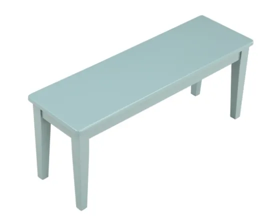 Turquoise Wood Classic Farmhouse Bench-Kirkland's Home Outlet