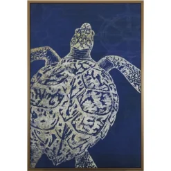 Turtle Sea Creature Framed Art Print-Kirkland's Home Clearance