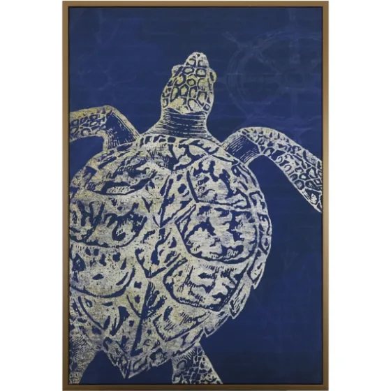 Turtle Sea Creature Framed Art Print-Kirkland's Home Clearance