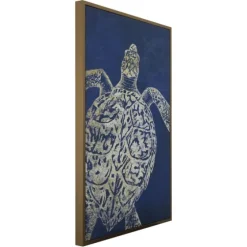 Turtle Sea Creature Framed Art Print-Kirkland's Home Clearance