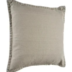 Twine Embroidered Edge Pillow, 24 In.-Kirkland's Home Best