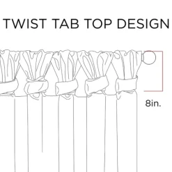 Twist Top Curtain Panel, 120 In.-Kirkland's Home Best Sale