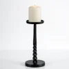 Twisted Metal Pillar Candle Holder, 10 In.-Kirkland's Home Online