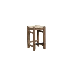 Twisted Seagrass And Wood Counter Stools, Set Of 2-Kirkland's Home Best Sale