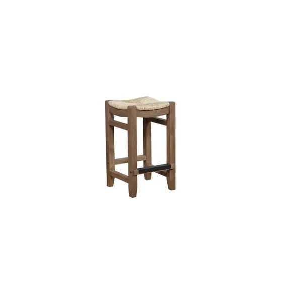 Twisted Seagrass And Wood Counter Stools, Set Of 2-Kirkland's Home Best Sale