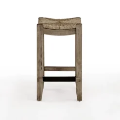 Twisted Seagrass And Wood Counter Stool-Kirkland's Home Store