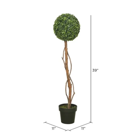 Twisted Trunk Boxwood Ball Topiary-Kirkland's Home New