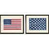 Two Flags Framed Art Prints, Set Of 2-Kirkland's Home Fashion