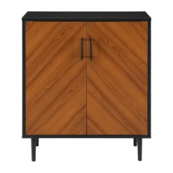 Two Tone Chevron Cabinet-Kirkland's Home Clearance