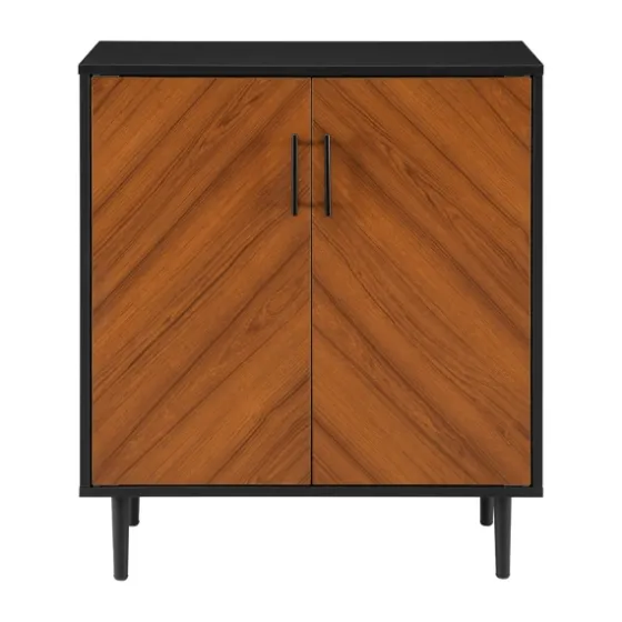 Two Tone Chevron Cabinet-Kirkland's Home Clearance