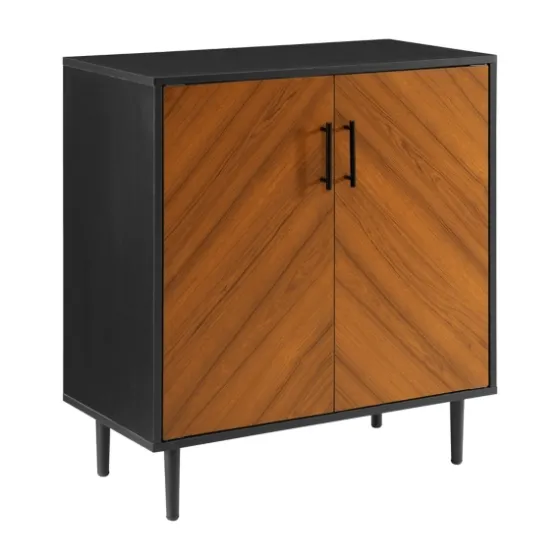Two Tone Chevron Cabinet-Kirkland's Home Clearance