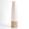 Two Tone Stoneware Vase, 15 In.-Kirkland's Home Best Sale