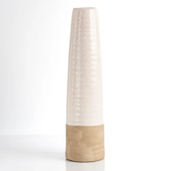 Two Tone Stoneware Vase, 15 In.-Kirkland's Home Best Sale