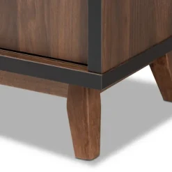 Two Tone Walnut Wood Wine Storage Cabinet-Kirkland's Home Best Sale