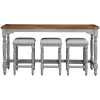 Two Tone Wood 4-Pc. Counter Table & Stool Set-Kirkland's Home New