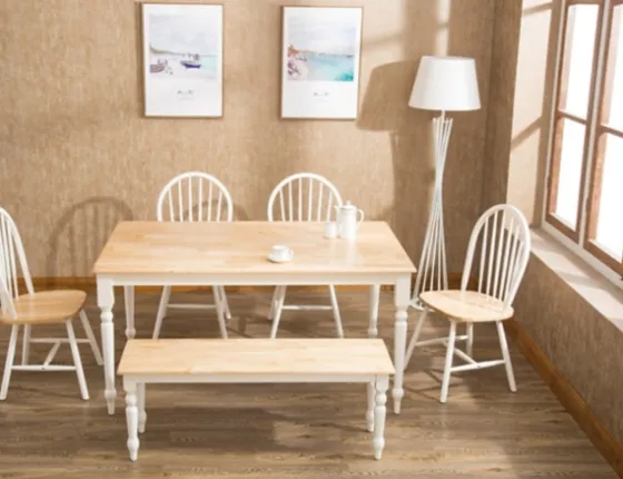 Two Toned Wood Farmhouse Dining Table-Kirkland's Home Store