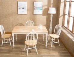 Two Toned Wood Farmhouse Dining Table-Kirkland's Home Store