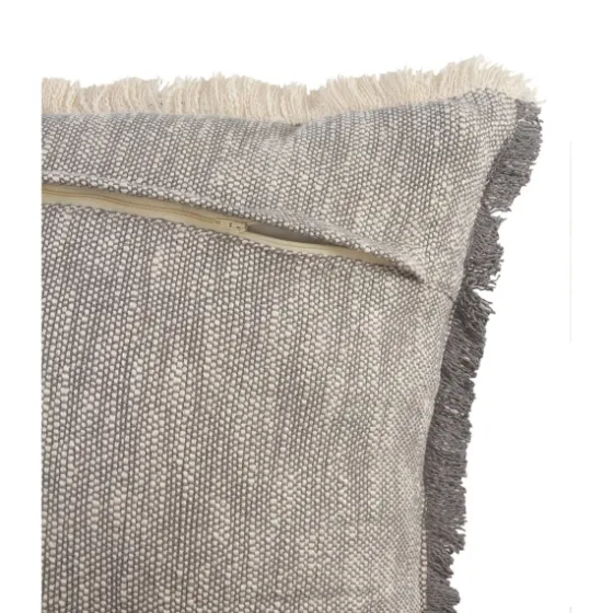 Two-Tone Gray Woven Accent Pillow-Kirkland's Home Discount