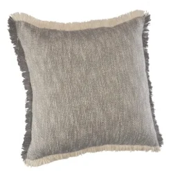 Two-Tone Gray Woven Accent Pillow-Kirkland's Home Discount