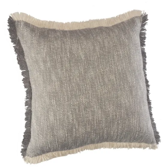 Two-Tone Gray Woven Accent Pillow-Kirkland's Home Discount