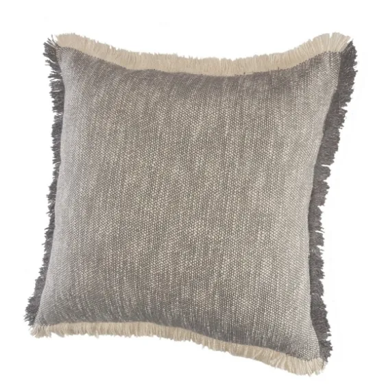 Two-Tone Gray Woven Accent Pillow-Kirkland's Home Discount