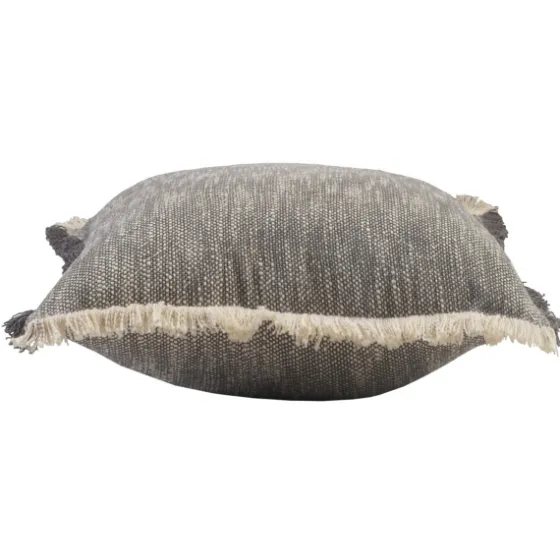 Two-Tone Gray Woven Accent Pillow-Kirkland's Home Discount