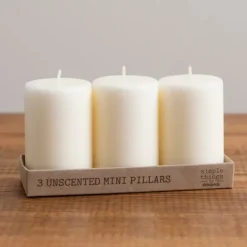 Unscented Mini Pillar Candles, Set Of 3-Kirkland's Home Hot