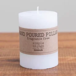 Unscented Pillar Candle, 4 In.-Kirkland's Home Clearance