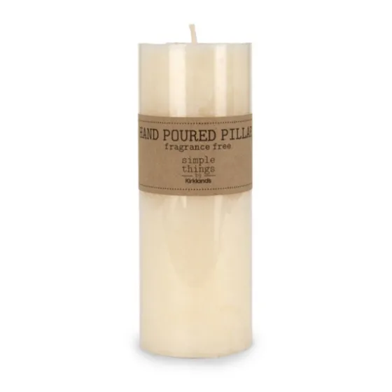 Unscented Pillar Candle, 8 In.-Kirkland's Home Shop