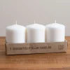 Unscented Pillar Candles, Set Of 3-Kirkland's Home Fashion