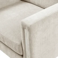 Upholstered And Chrome Accent Chair-Kirkland's Home Sale