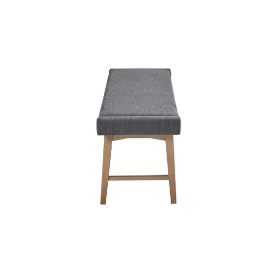 Upholstered And Wood Legs Bench-Kirkland's Home Store