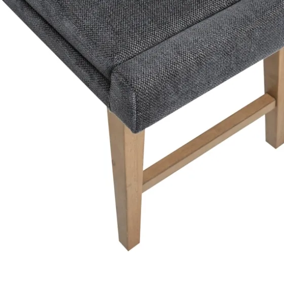 Upholstered And Wood Legs Bench-Kirkland's Home Store
