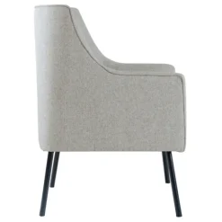 Upholstered Black Legs Accent Chair-Kirkland's Home Shop