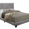 Upholstered Button Tufted Wing King Bed-Kirkland's Home Cheap