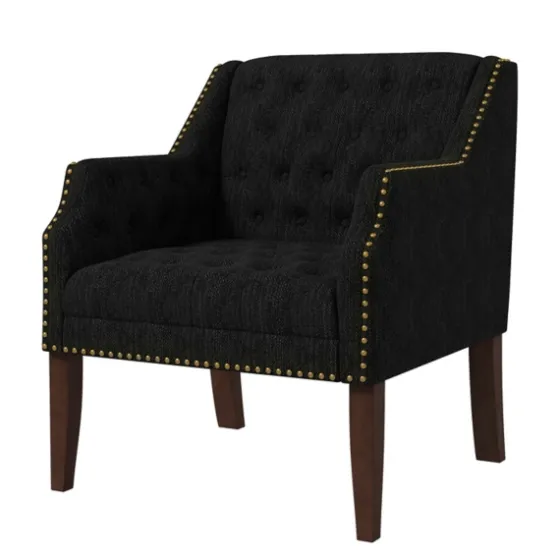 Upholstered Button Tufted Accent Chair-Kirkland's Home New