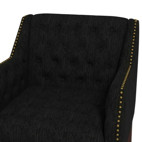 Upholstered Button Tufted Accent Chair-Kirkland's Home New