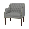 Upholstered Button Tufted Accent Chair-Kirkland's Home Cheap