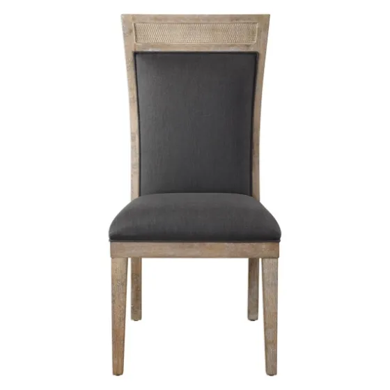 Upholstered Cane Detailing Dining Chair-Kirkland's Home Shop